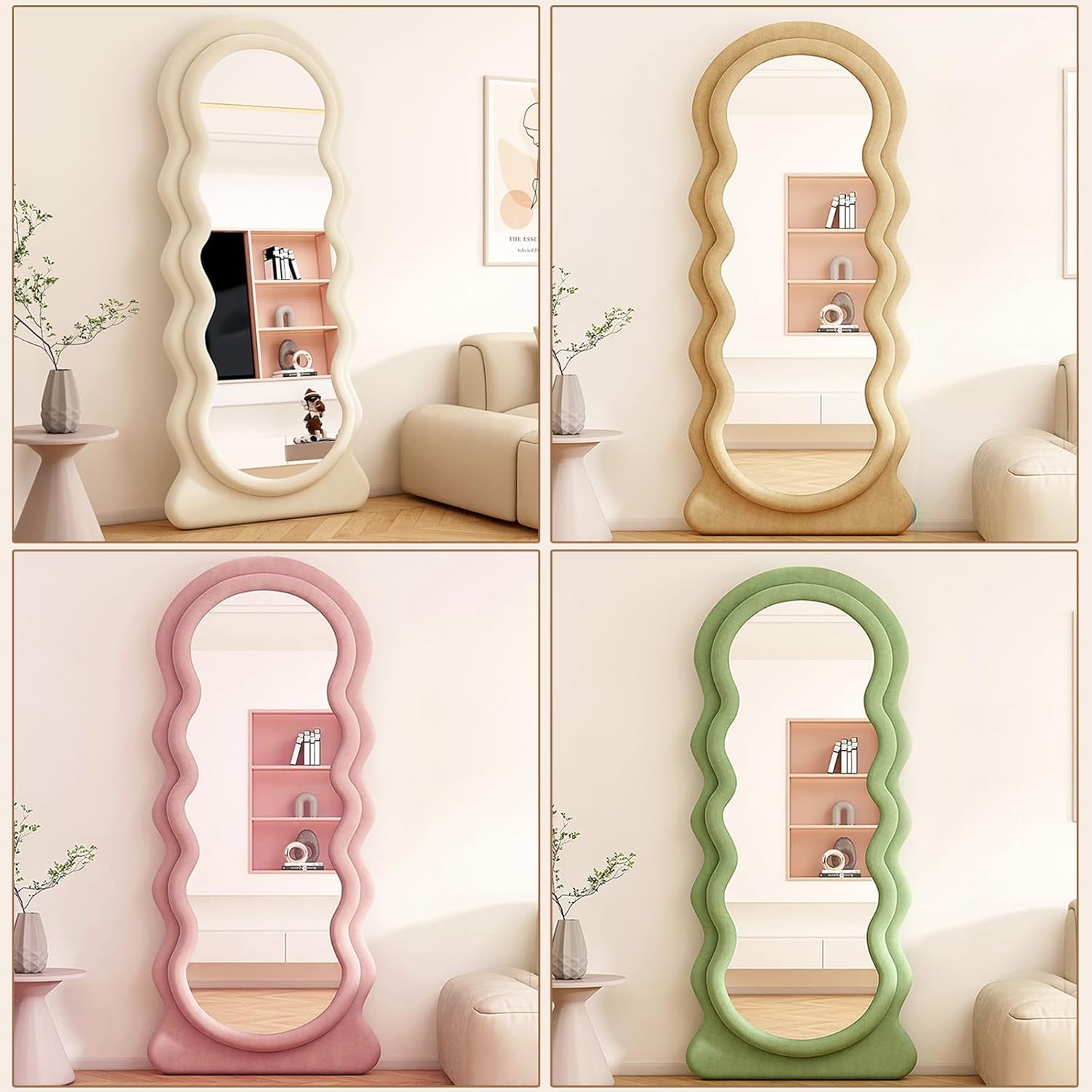 Wavy Floor Mirror 160x60cm