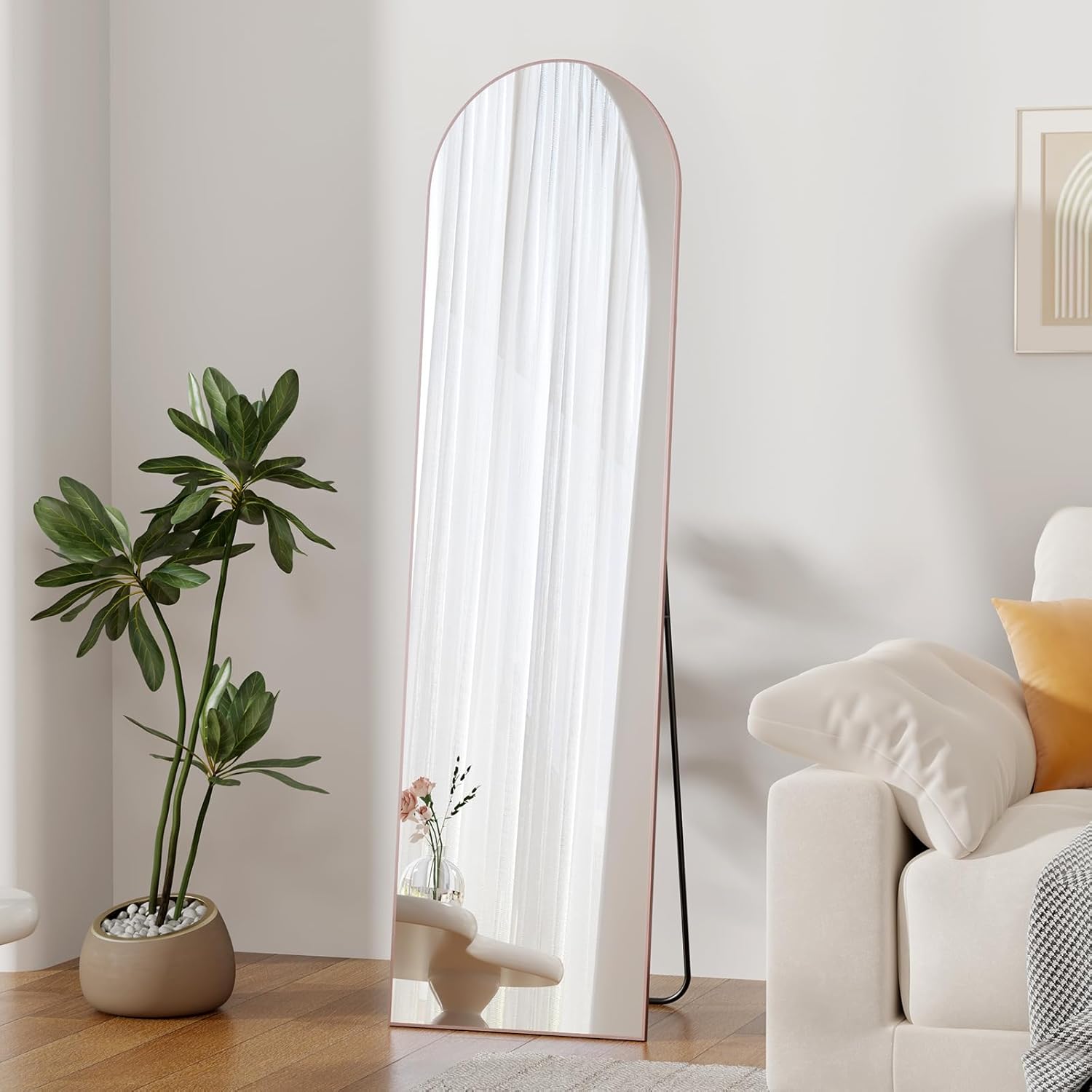 Full Length Mirror - Wall Mounted,Standing or Leaning,Gold.