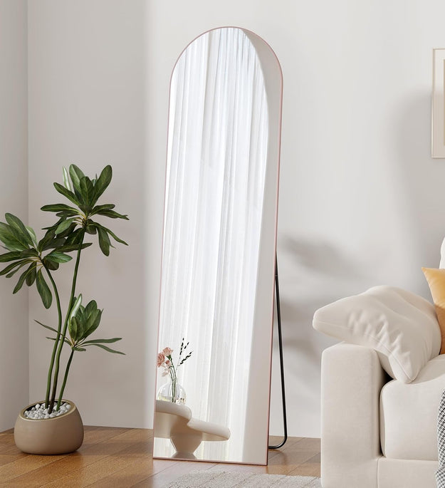 Full Length Mirror - Wall Mounted,Standing or Leaning,Gold.