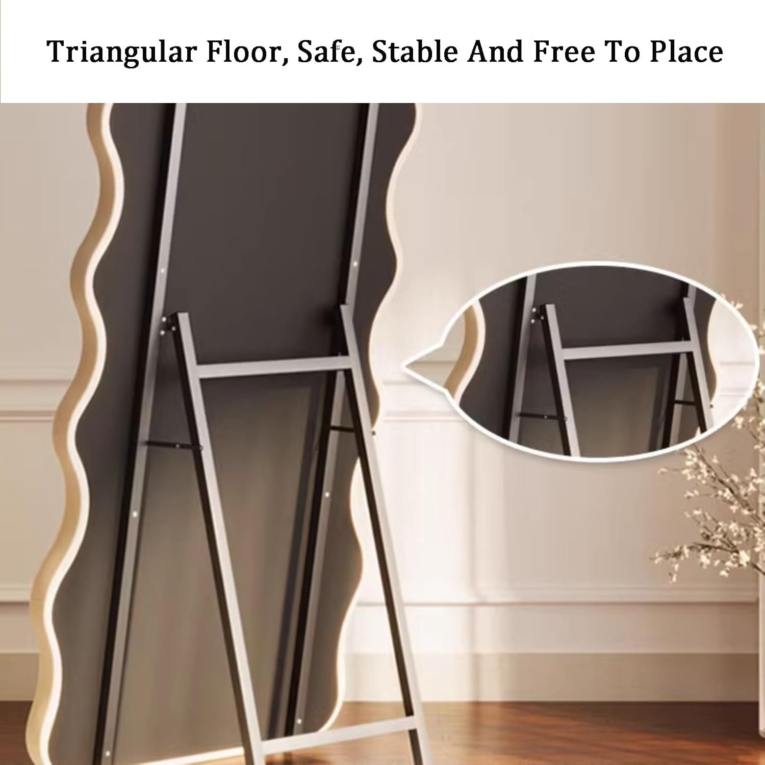 Wavy Floor Mirror 160x60cm